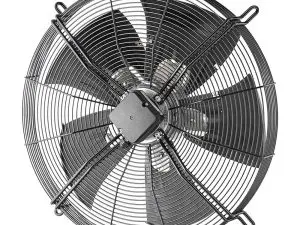 LONGWELL 500mm EC Axial Fan, Industrial Axial Ventilation Fan, 380V, for AHU, FFU, Cold Storage