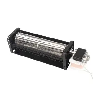 LONGWELL 50mm AC Cross Flow Fan, Tangential Blower Fan, 115V, Low Noise, for Air Curtains, Ovens, Floor Heating – LWCA-50-S