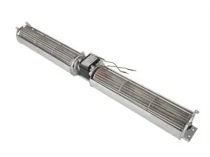 LONGWELL 60mm AC Cross Flow Fan, Tangential Blower Fan, 230V, Aluminum Alloy, for Air Curtains, Ovens, Floor Heating