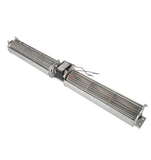 LONGWELL 60mm AC Cross Flow Fan, Tangential Blower Fan, 230V, Aluminum Alloy, for Air Curtains, Ovens, Floor Heating