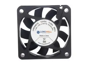 LONGWELL DC Axial Fan, Industrial Axial Ventilation Fan, 12V, for Data Center Cooling, Control Cabinet Cooling, HVAC Systems