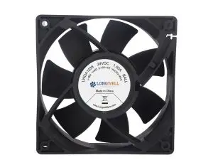 LONGWELL DC Industrial Fan, Industrial Ventilation Fan, 12V PWM Control, PWM Control, for Data Center Cooling, Control Cabinet Cooling, HVAC Systems – LWAD6020