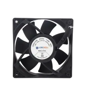LONGWELL DC Industrial Fan, Industrial Ventilation Fan, 12V PWM Control, PWM Control, for Data Center Cooling, Control Cabinet Cooling, HVAC Systems – LWAD6020