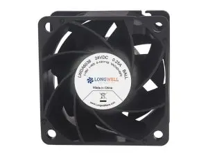 LONGWELL DC Industrial Fan, Industrial Ventilation Fan, 24V PWM Control, PWM Control, for Data Center Cooling, Control Cabinet Cooling, HVAC Systems – LW6038