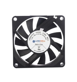 LONGWELL 70X70X10mm 5V 12V 24V DC Square Brushless High Performance 7010 Axial Cooling Fan for Industry , AutoMotive , Server