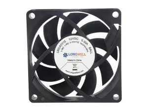 LONGWELL DC Industrial Fan, Industrial Ventilation Fan, 12V PWM Control, PWM Control, for Data Center Cooling, Control Cabinet Cooling, HVAC Systems