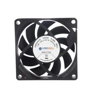 LONGWELL DC Industrial Fan, Industrial Ventilation Fan, 12V PWM Control, PWM Control, for Data Center Cooling, Control Cabinet Cooling, HVAC Systems