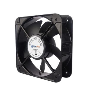 LONGWELL DC Industrial Fan, Industrial Ventilation Fan, 24V PWM Control, PWM Control, for Data Center Cooling, Control Cabinet Cooling, HVAC Systems – LW7020