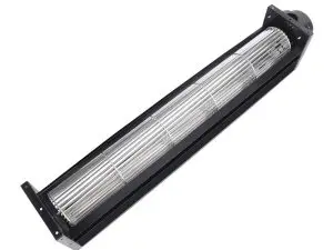LONGWELL 80mm AC Cross Flow Fan, Tangential Blower Fan, 120V, Aluminum Alloy, for Air Curtains, Ovens, Floor Heating