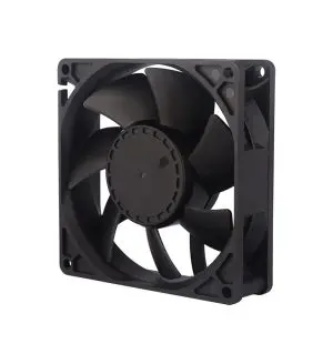 LONGWELL 92mm DC Axial Fan, Industrial Axial Ventilation Fan, 12V, Low Noise, for AHU, FFU, Data Center Cooling