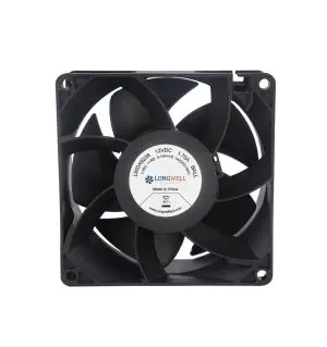 LONGWELL DC Axial Fan, Industrial Axial Ventilation Fan, 24V, for Railway Ventilation, Data Center Cooling, Control Cabinet Cooling – LWAD9238