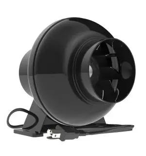 LONGWELL EC Inline Duct Fan, Exhaust Ventilation Fan, 120V
