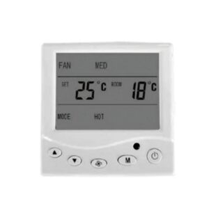 LONGWELL Cooling and Heating Central air Conditioning Fan Smart Temperature Controller Digital Thermostat LCD Adjustment