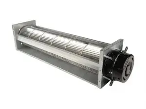LONGWELL 150mm AC Cross Flow Fan, Tangential Blower Fan, 230V, for Air Curtains, Ovens, Floor Heating – LWCA-150MM-S
