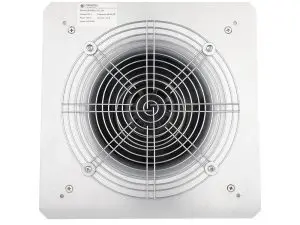 LONGWELL 225mm EC Backward Curved Centrifugal Fan, Industrial Centrifugal Blower, 120V 0–10V/PWM Control, PA66, for AHU, Air Purifiers, Railway Ventilation