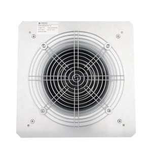 LONGWELL 225mm EC Backward Curved Centrifugal Fan, Industrial Centrifugal Blower, 120V 0–10V/PWM Control, PA66, for AHU, Air Purifiers, Railway Ventilation