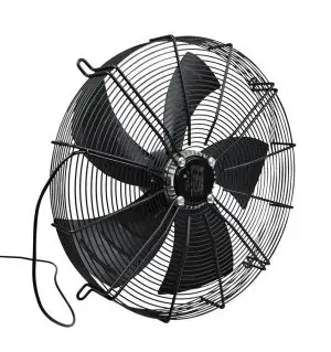 LONGWELL 600mm AC Axial Fan, Industrial Axial Ventilation Fan, 380V, Stainless Steel, for Cold Storage, Air Purifiers, HVAC Systems