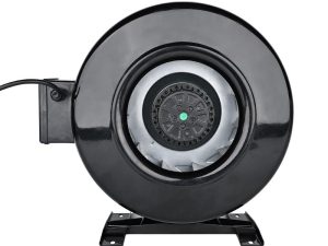 LONGWELL 200mm AC Inline Duct Fan, Exhaust Ventilation Fan, 110V, for Control Cabinet Cooling, Cold Storage, Air Purifiers