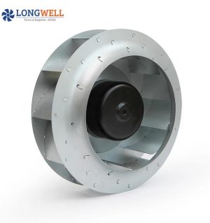 LONGWELL 250mm DC Backward Curved Centrifugal Fan, Industrial Centrifugal Blower, PWM Control, PWM Control, for HVAC Systems, Cold Storage, Air Purifiers – LWDC-250MM-METAL