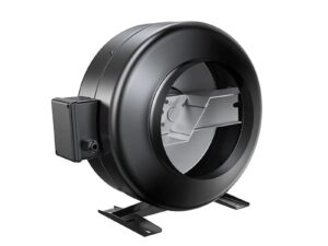 LONGWELL Customized 100mm EC Metal Duct Fans OEM/ODM Ventilators Inline Duct Fan for Kitchen