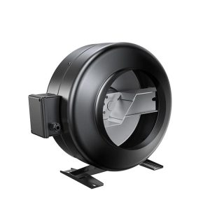 LONGWELL 100mm EC Inline Duct Fan, Exhaust Ventilation Fan, 110V, for Control Cabinet Cooling, Cold Storage, Air Purifiers