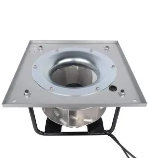 LONGWELL 250mm EC Backward Curved Centrifugal Fan, Industrial Centrifugal Blower, 115/230V 0–10V/PWM Control, for AHU, FFU, Data Center Cooling