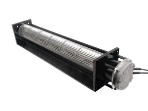 LONGWELL 110mm EC Cross Flow Fan, Tangential Blower Fan, 230V, Aluminum Alloy, for Ovens, Floor Heating, Air Purifiers