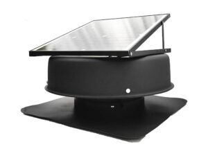 LONGWELL Eco-friendly DC 6-18V Solar Panel Household Powered Air Circulating Exhaust Fan with DC Motor