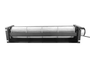 LONGWELL 110mm DC Cross Flow Fan, Tangential Blower Fan, 24V PWM Control, Aluminum Alloy, for Air Curtains, Ovens, Floor Heating