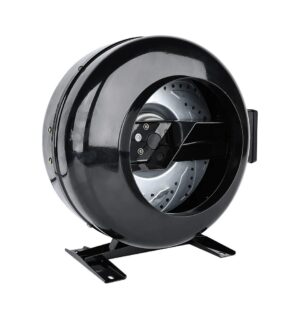 LONGWELL Grow Tent 250mm Metal Inline Duct Fans Fan DC 24V 48V Centrifugal Duct Fan Exhaust