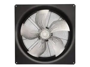 LONGWELL 900mm Axial Fan, Industrial Axial Ventilation Fan, 120V PWM Control, Stainless Steel, for HVAC Systems, Cold Storage, Air Purifiers