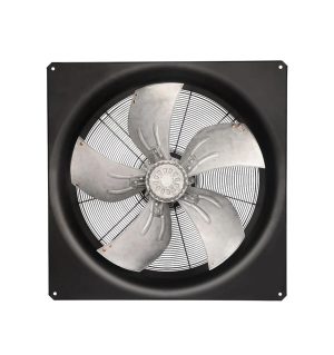 LONGWELL 900mm Axial Fan, Industrial Axial Ventilation Fan, 120V PWM Control, Stainless Steel, for HVAC Systems, Cold Storage, Air Purifiers