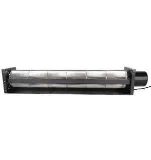 LONGWELL 150mm DC Cross Flow Fan, Tangential Blower Fan, 24V PWM Control, Aluminum Alloy, for Air Curtains, Ovens, Floor Heating