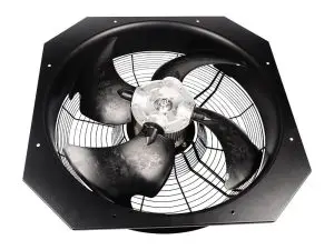 LONGWELL 800mm EC Axial Fan, Industrial Axial Ventilation Fan, 380V PWM Control, Stainless Steel, for HVAC Systems, Cold Storage, Air Purifiers