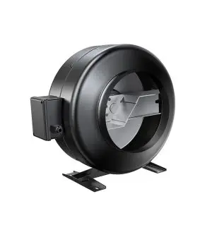LONGWELL 250mm AC Inline Duct Fan, Exhaust Ventilation Fan, 230V, for Cold Storage, Air Purifiers, HVAC Systems