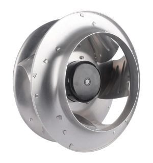 LONGWELL 310mm EC Backward Curved Centrifugal Fan, Industrial Centrifugal Blower, 230V, Stainless Steel, for AHU, FFU, Cold Storage