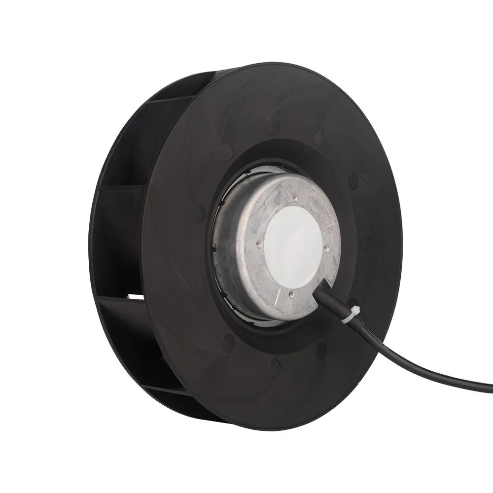 LONGWELL Wholesale 220mm DC 24V 48V BLDC 0~10V PWM DC Backward Centrifugal Ventilation Fan air Purifier