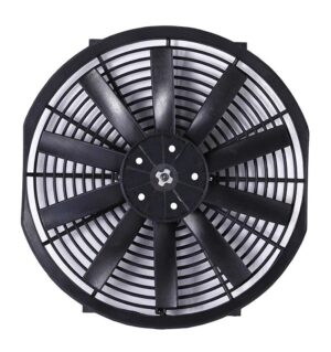 LONGWELL Wholesale 327mm Bus Condenser Fan 9 Straight Blade Condenser Cooling Fan 12V 24V for Car