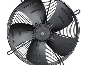 LONGWELL 400mm AC Axial Fan, Industrial Axial Ventilation Fan, 220V, Stainless Steel, for Cold Storage, Air Purifiers, HVAC Systems