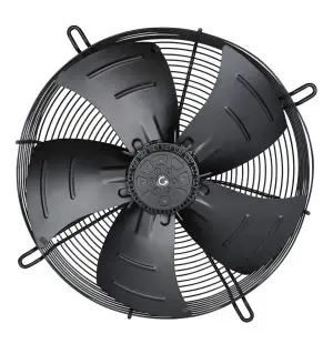 LONGWELL 400mm AC Axial Fan, Industrial Axial Ventilation Fan, 220V, Stainless Steel, for Cold Storage, Air Purifiers, HVAC Systems