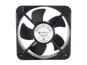 LONGWELL DC Axial Fan, Industrial Axial Ventilation Fan, 48V, for Data Center Cooling, Control Cabinet Cooling, HVAC Systems