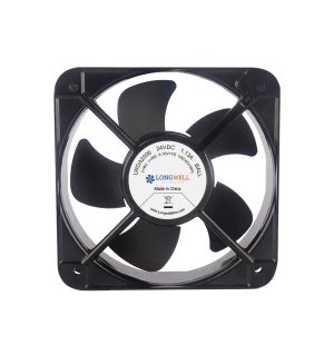 LONGWELL DC Axial Fan, Industrial Axial Ventilation Fan, 48V, for Data Center Cooling, Control Cabinet Cooling, HVAC Systems