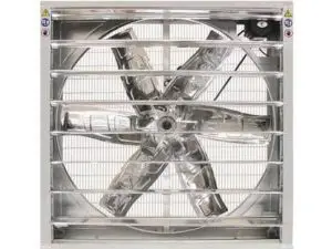 LONGWELL Axial Fan, Industrial Axial Ventilation Fan, 110V, Stainless Steel