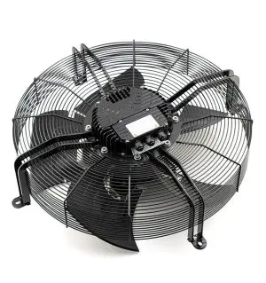 LONGWELL 300mm DC Axial Fan, Industrial Axial Ventilation Fan, 230V, for Air Curtains, Telecom Cooling, Control Cabinet Cooling – LW-400MM