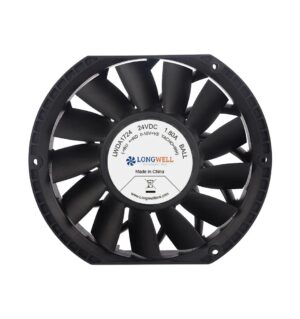 Longwell 172x172x38mm Dc 24v 48V 2000rpm -3000rpm 17238 Axial Flow Cooling Fan for Ventilation ,cooling
