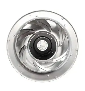 LONGWELL 270mm EC Backward Curved Centrifugal Fan, Industrial Centrifugal Blower, Stainless Steel, for Data Center Cooling, Cold Storage, Air Purifiers