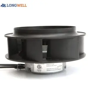 LONGWELL 72mm DC Backward Curved Centrifugal Fan, Industrial Centrifugal Blower, PWM Control – LWBD-190MM