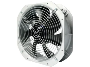 LONGWELL 250mm DC Axial Fan, Industrial Axial Ventilation Fan, 24V PWM Control, Stainless Steel, for Cold Storage, Air Purifiers, HVAC Systems