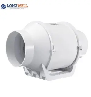 LONGWELL 4mm EC Industrial Fan, Industrial Ventilation Fan, 120V, Low Noise, for AHU, FFU, Fan Coil Units