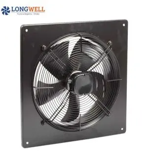 LONGWELL Axial Fan, Industrial Axial Ventilation Fan, 120V, Stainless Steel, for Control Cabinet Cooling